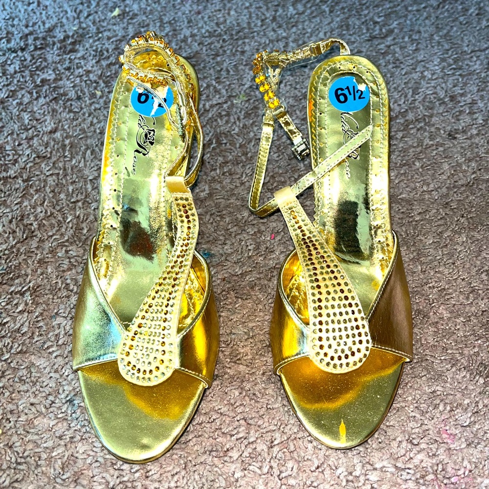 Wild rose gold heels